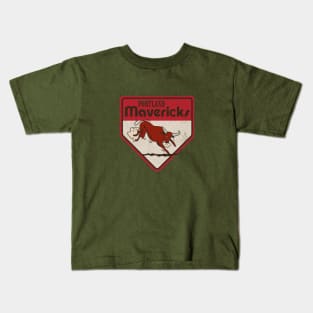 Vintage Portland Mavericks Baseball 1973 Kids T-Shirt